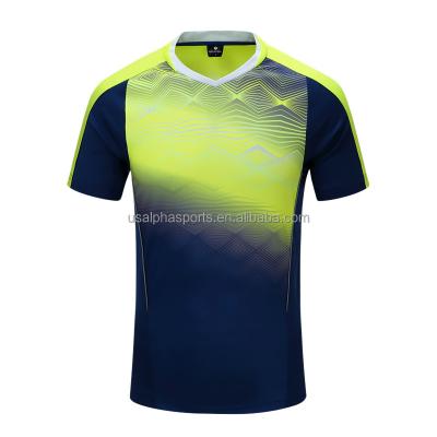 China Breathable Badminton Sports Apparel Polo Badminton Top for sale