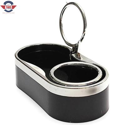 China None Sprinkles Cheap Bottle Insert Holder Vehicle Cup Holder Bracket Car Drinking Double Cup Holder for sale