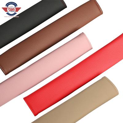 China Soft And Comfortable Leather Car Seat Belt Shoulder Cover for sale