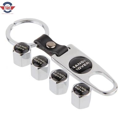 China Stainless Steel Metal Wheel Dust Air Cover Accessories Key Chain Many Car Logo Stainless Steel Tire Valve Stem Ca p for sale