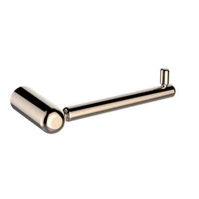 China Modern Brass Shelf Rose Gold Roll Paper Holder Stainless Steel Bathroom Toilet for sale