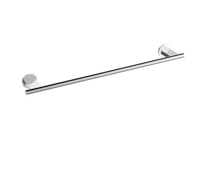 China Hotel Modern High Quality Modern Bathroom Chrome Brass Accessory Single Towel Rack for sale