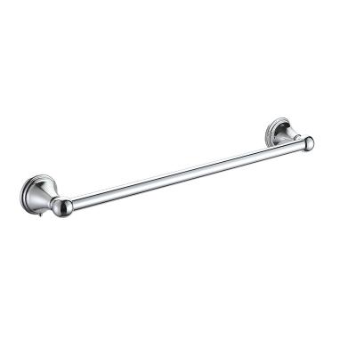 China Modern Design Zinc Alloy Chrome Brushed Nickel Unique Towel Bars For Bathroom for sale