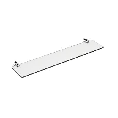 China Wall Mounted Type Single Tier Chrome Bathroom Accessories Toilet Rack Wall Mounted Shelf for sale