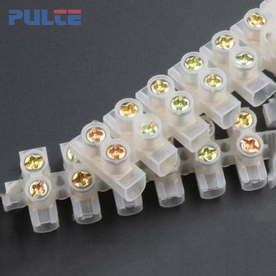 China PA66/PE/PP High Quality 12 Position Terminal Strip Electrical Connectors for sale