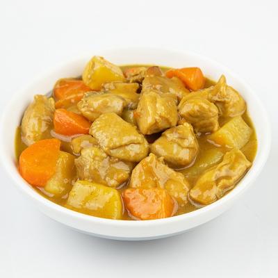 China Open Bag And Heat Rich Taste Curry Chicken With Delicious Ready-To-Eat Instant Potatoes Self Heating Food for sale