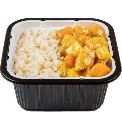 China Open the bag and heat the ready-to-heat self-heating taste delicious Southeast Asian curry chicken instant rice with rice bag for sale