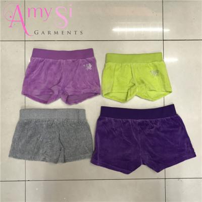 China 0.69 USD G0.69 USD K013 High Quality Candy Color Sports Girls Running Shorts Children Kids Breathable for sale