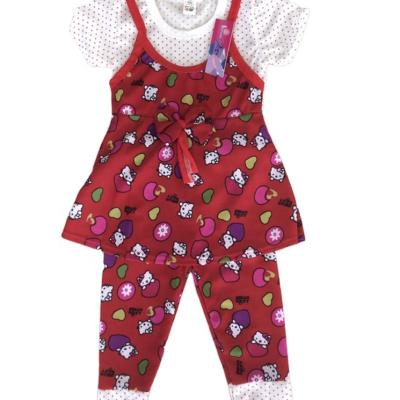 China USD GT057 Yiwu Amysi Hot Selling Mix Color Mix Size Kids Baby Summer Tops 1.63 And Pant Suit Kids Clothing Set for sale