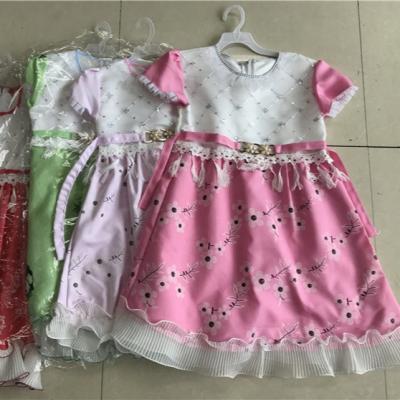 China 2.2 USD GQ181 Mix Color Mix Anti-Static Size Quickly Sell Ready Kids Summer Casual Dress Party Girl Stock 7 - 10 Years for sale