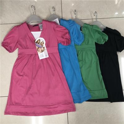 China Good Quality USD GQ142 Bodycon Cotton Casual Stretchy 1.75 T-shirt Teen Girls Soft Breathable Milk Silk Youth Mini Dress for sale