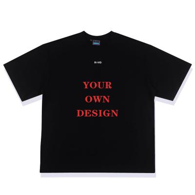 China Breathable Wholesale Custom Print Plain Factory Logo T-shirt Designs Sublimation Graphic Blank T-shirt Plus Size Mens T-shirts For Sale for sale