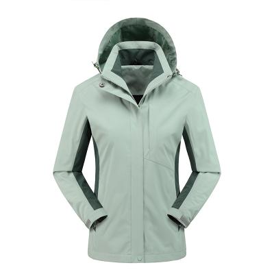 China Breathable Waterproof Jacket Three In One Detachable Winter Mountaineering Women's Outdoor Jacket for sale