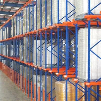 China Heavy Duty Corrosion Protection Warehouse Storage Drive In Pallet Racking Systems for sale