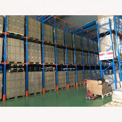 China Heavy Duty Corrosion Protection Warehouse Storage Drive In Pallet Rack System for sale