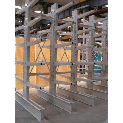 China Corrosion Protection Heavy Duty Double Sided Cantilever Racking System For Steel Pipe Storage for sale