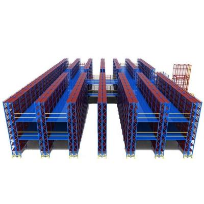 China Corrosion Protection Free Design Steel Platform Mezzanine Floor Rack For Warehouse Industrial Storage for sale