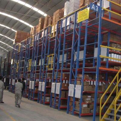 China Factory Directly Sale Metal Floor Mezzanine Multi Level Steel Rack Corrosion Protection For Warehouse for sale