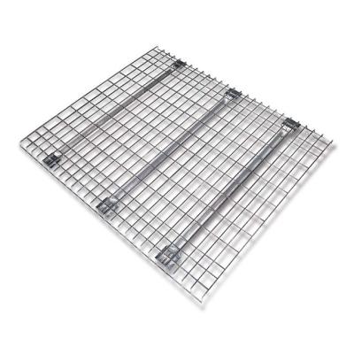 China Corrosion Protection Good Quality Flared Galvanized Steel Wire Mesh Decking For Pallet Rack System for sale