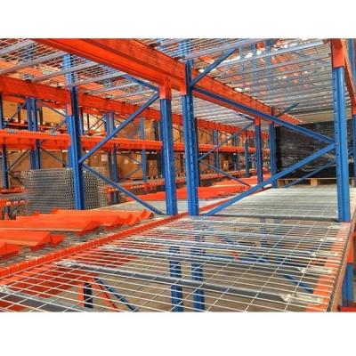 China Factory Price Corrosion Protection Pre-galvanized Wire Mesh Deck For Pallet Racking for sale