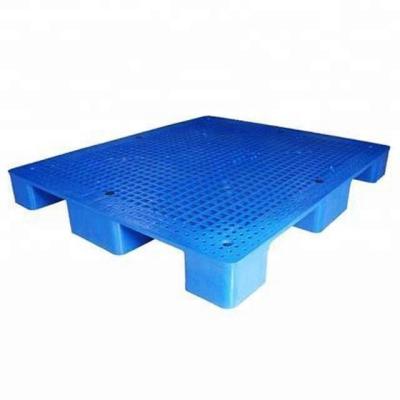 China Slight Burn Faced 1200x80mm 47-Inch by 32-Inch Two-Way Entry Recycled Plastic Pallet with 2000 Pound Weight Capacity for sale