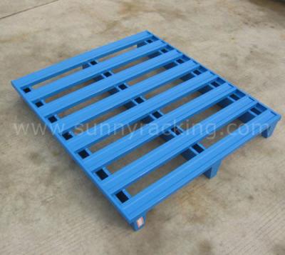 China Folding Stackable Heavy Duty Zinc Metal Factory Price Cold Storage Movable Steel Pallet for sale