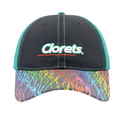 China JOINT High Quality Multicolor Mid-Profile 6 Panels 3D Embroidery Stool Custom Hats Baseball Caps Sports Hat Rainbow Gorras for sale