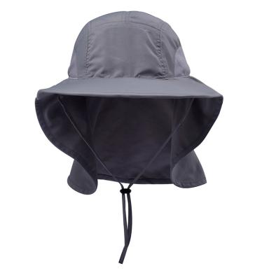 China Casual Custom Blank 100% Nylon Face Covered Wide Brim Outdoor Sun Protection Mountaineering Sports Climbing Sun Hats for sale