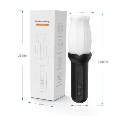 China ABS+TPE Smart Mini Aircraft 360 Automatic Rotation Masturbator Cup For Male Sex Toys Men Masturbate Vibrator Vagina Masturbation Cup for sale