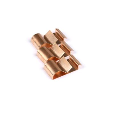 China Apartment ; Sheet ; Plate Copper Connectors Cnc Machining Spring Clips For eletronic for sale