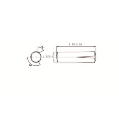 China DIN1472 M2X5mm 303 Metal Stainless Steel Pins Taper Groove Pins for sale