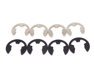 China 304 Stainless Steel 1.5 2mm Stainless Steel Clip Open Ring 65 Manganese Clip Ring Pad E Shape 1.2 Ring for sale