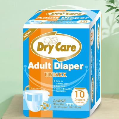 China Cheapest Sale Adult Diaper Printed China Diaper Pants Manufacturer Supply OEM Service Top Thick Adult Disposable Diapers Stock In Bulk for sale