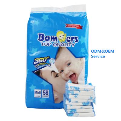 China Printed Disposable Organic Baby Diapers Baby Diapers/Daipers Baby Diaper Machine Softcare Diapers for sale