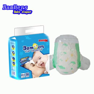 China Embroidered b1 Softcare Economy Packing Super Absorbency Disposable Baby Diaper In Bales for sale