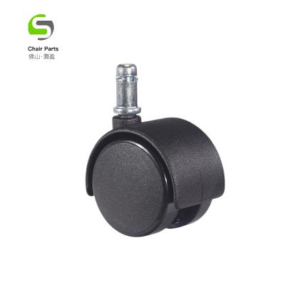 China industrial office chair PU casters, office swivel chair replacement repair parts caster for sale