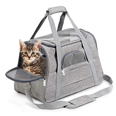 China New Cat Carrier Bag Portable Breathable Car Multifunctional Foldable Dog Backpack Breathable Pet Bag for sale