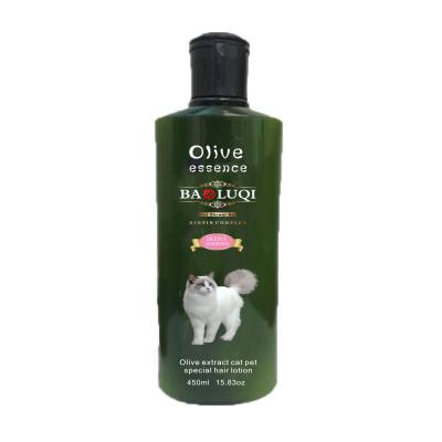 China Factory Direct Olive Oil Pet Shampoo 450ml Natural Essence Shampoo Sustainable Pet Shower Gel For Cat for sale