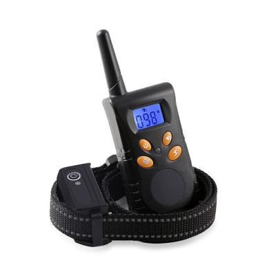 China New Pet Stop Bark Radio Rechargeable Remote Dog Bark Personalized Electric Training Collar for sale