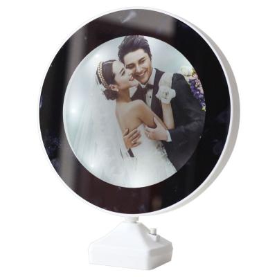 China Modern Hot Sale Magic Mirror Photo Frame Turn On Light Is Photo Turn Off Light Is Mirror Creative Gift for sale