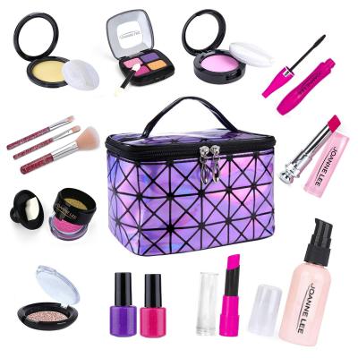 China Kids Simulation Girl Safe Cosmetics Handbag (4-6 Years Old) Set Girls Princess Cosmetics Set Girl Gift Make Up Toys for sale