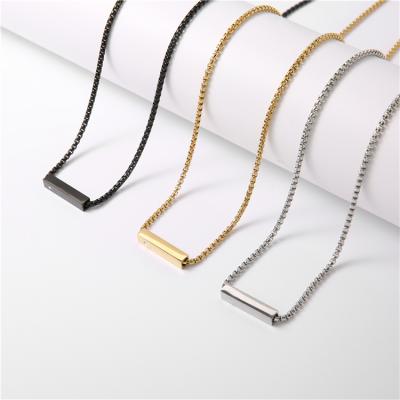 China Fashion Letter Design Environmentally Friendly Jewelry Customized Necklace Gold Plated Necklace Stainless Steel Pendant Necklace Jewelry for sale