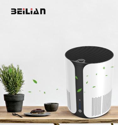 China 2021 Good Performance 25w Home Electric Indoor Hepa Filter Portable Desktop Air Purifier for sale