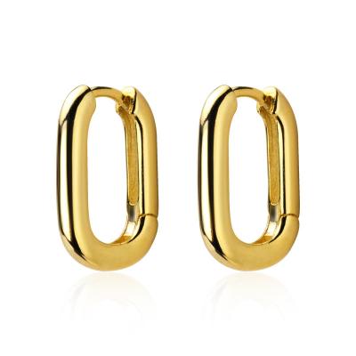 China ENSHIR TRENDY new design fashion copper circle earrings for women party jewelry wholesale for sale