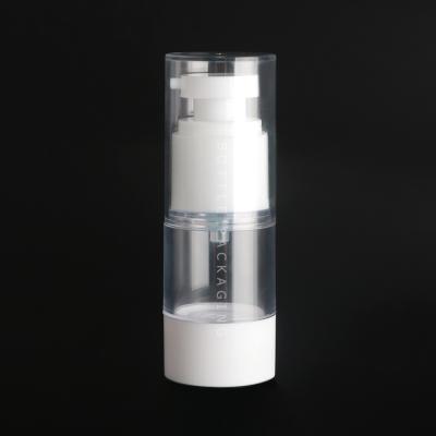 China Luxury Custom White Airless Pump Bottles 15ml Customized Logo Cosmetics Packing for sale