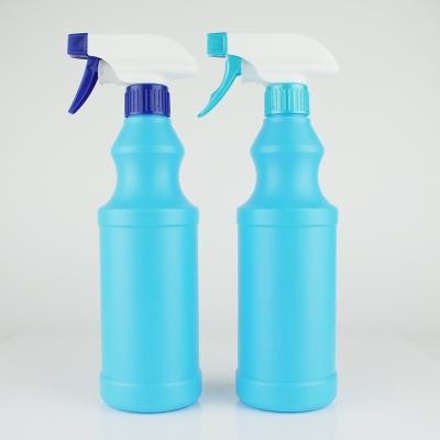 China 500ml Industrial Cleanser Detergent Dispenser Pump Packaging Container Trigger Sprayer HDPE Empty Bottl for sale