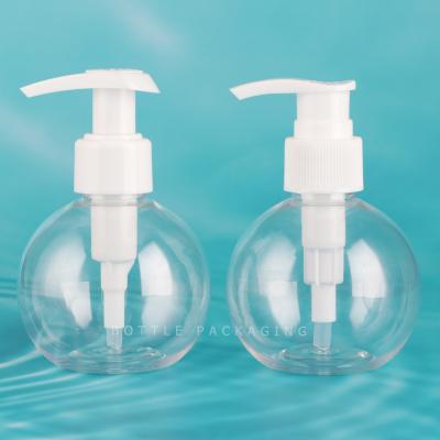 China Empty 120ml Clear	Plastic Shampoo Bottles Pump Cute Small Lotions Kids Plastic Bottle for sale