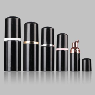 Cina Empty 30 Mil 50Ml 100Ml 120Ml 200Ml Lash Cleanser Mousse Facial Foaming Eyelash Shampoo Foamer Dispenser Black Foam Pump Bottle in vendita