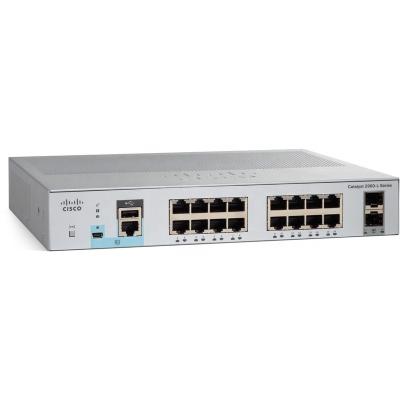 China LACP WS-C2960L-16TS-LL 2960-L Switch with 10/100/1000 Gigabit Ethernet 16 Port GigE 2 x 1G SFP LAN Lite for sale