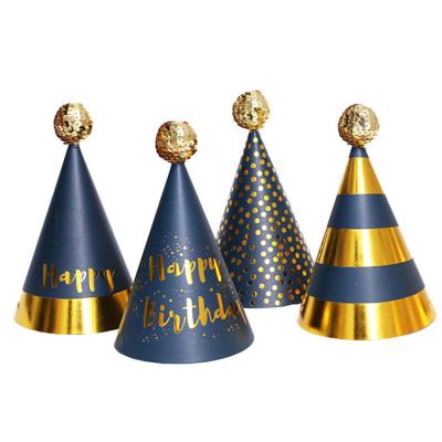 China Birthday Decoration Birthday Party Hat Cartoon Plush Ball Sequin Ball Party Hat Baby Kid Child Adult Dress Up Birthday Hat for sale